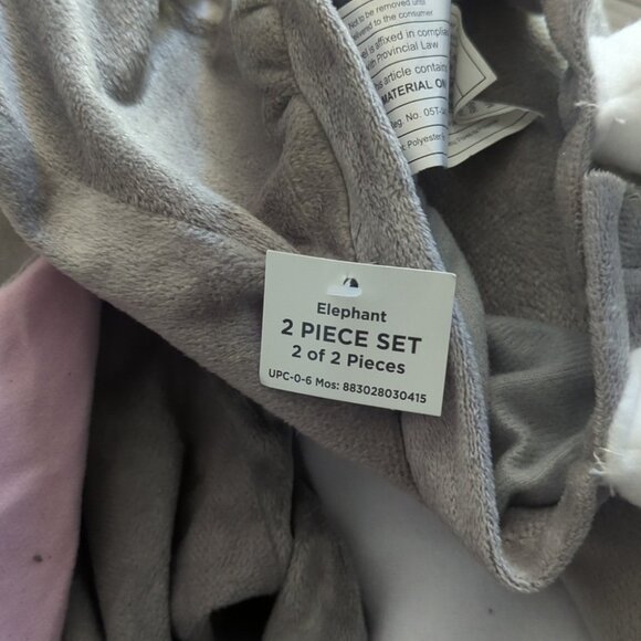 Rubie's Gray Elephant Infant Costume - Size 0-6 Mts NWT - Picture 5 of 5